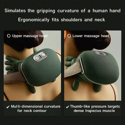 Relaxa™ Kneading Massager – Rechargeable, Multi-Mode Pain Relief